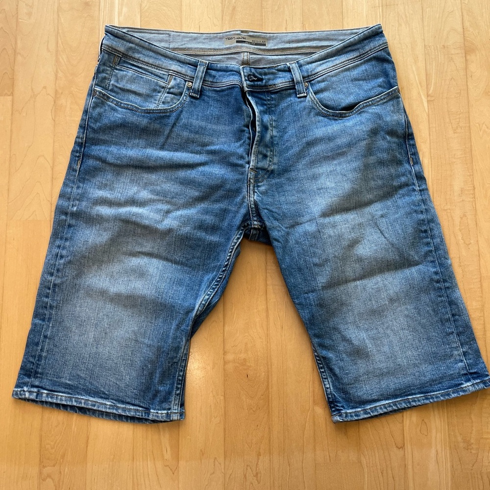 Teddy Smith EUR L Blue Jean Shorts for Men